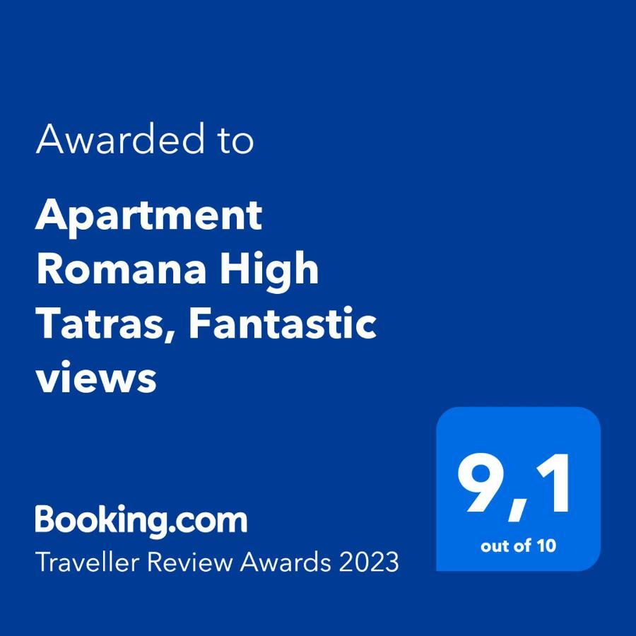 Apartment Romana High Tatras-Fantastic Views-Washer Nová Lesná Exterior foto